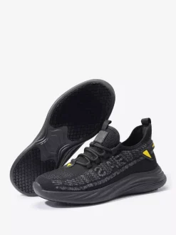 Baskets en maille pour hommes chaussures de jogging légères et haut de gamme chaussures de randonnée antidérapantes à semelle épaisse