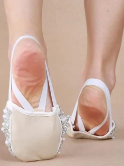 Belly Dance Shoes Silver Bling Bling Pantoufles Chaussures de danse