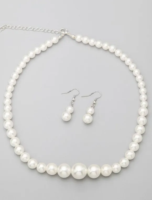 Bijoux de mariage ivoires métallique
