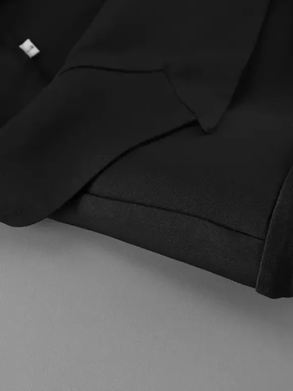 Blazer à bordure en dentelle et fermeture à un bouton pour femme 2026