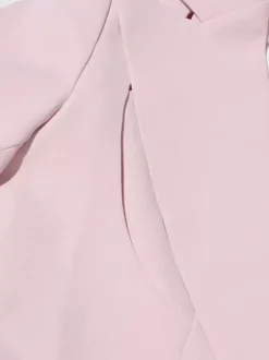 Blazer chic à manches longues découpées pour femme