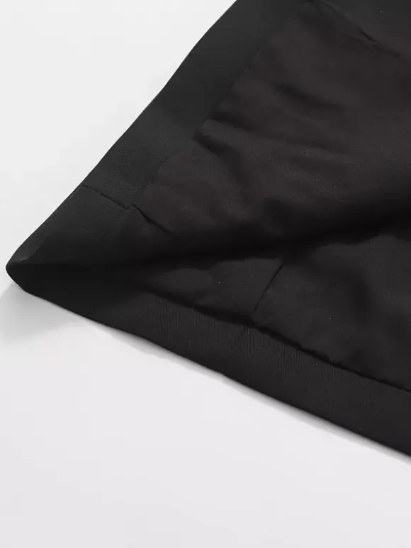 Blazer chic pour femme col rabattu manches longues découpées vêtement d'extérieur
