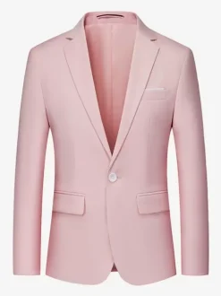 Blazers Vestes Costumes Décontractés Hommes Formel Bleu Vert Foncé De Qualité