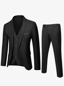 Blazers Vestes Costumes Décontractés Pour Hommes Chic Vert Chasseur Noir Cool Costumes Décontractés Pour Hommes