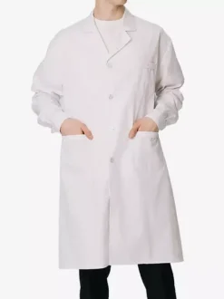 Blouse De Laboratoire Blouse De Médecin Blanc Étudiant Scientifique Unisexe