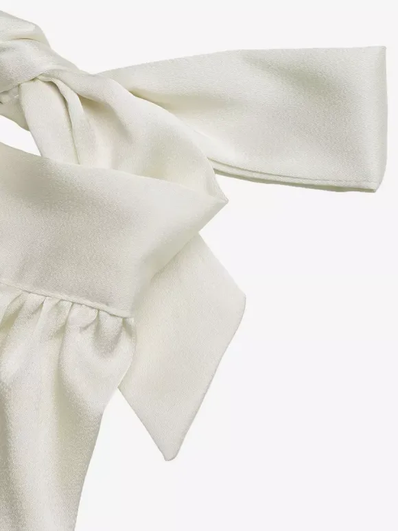 Blouse pour femme abricot dos nu sexy sans manches