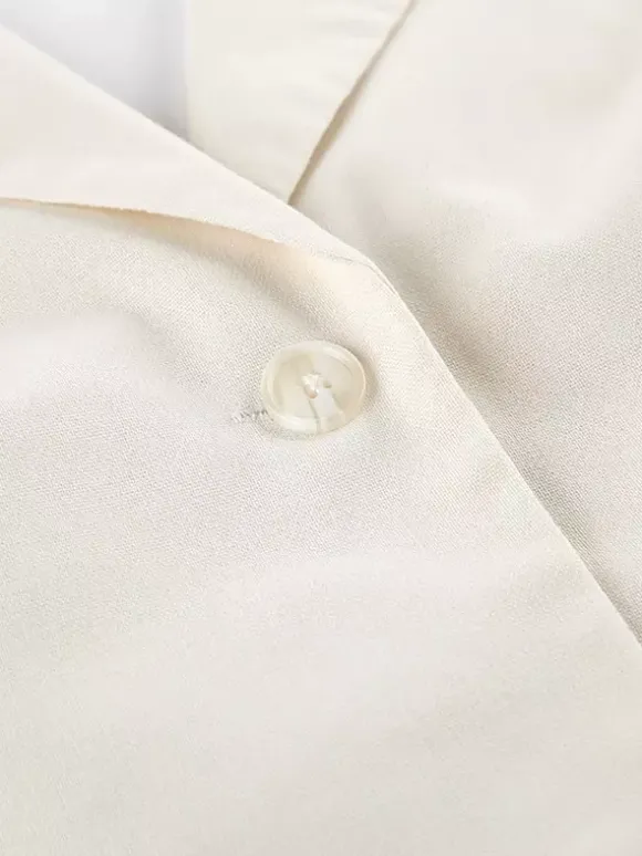 Blouse pour femme en coton et lin kaki dos nu laçage décontracté sans manches