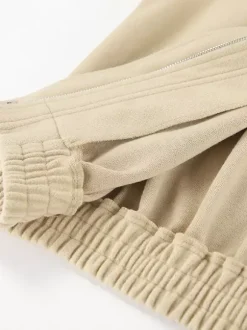 Blouson aviateur femme à épaules tombantes - Harrington minimaliste zippé avec patte de col - Tenues décontractées printemps 2026