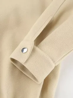 Blouson aviateur femme à épaules tombantes - Harrington minimaliste zippé avec patte de col - Tenues décontractées printemps 2026
