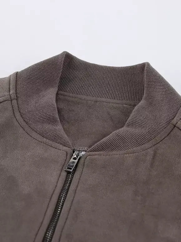 Blouson aviateur zippé rétro pour un look urbain 2026