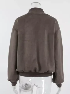 Blouson aviateur zippé rétro pour un look urbain 2026