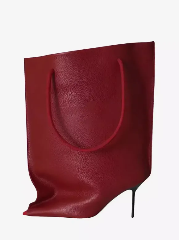 Bottes à talons hauts et bout pointu pour femme