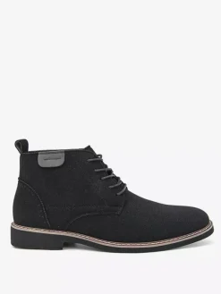 Bottes habillées pour hommes bottines à lacets en cuir suédé