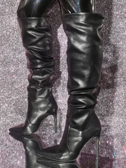 Bottes chics à talons aiguilles pour femmes