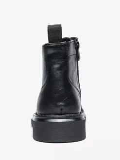 Bottes habillées pour hommes bottes derby à bout droit bottines formelles à semelle épaisse