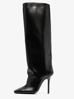 Bottes hautes à bout carré et talons hauts bottes au genou