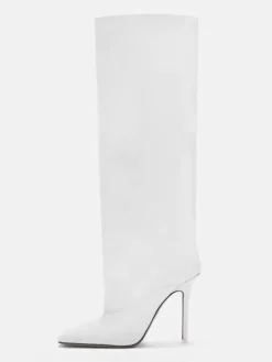 Bottes hautes à bout carré et talons hauts bottes au genou