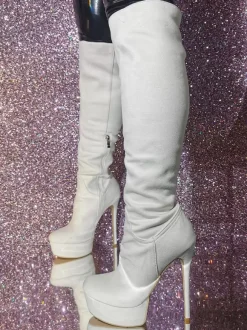 Bottes sexy à talons aiguilles chaussures femmes