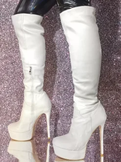 Bottes sexy à talons aiguilles chaussures femmes