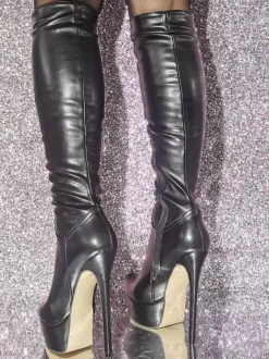 Bottes sexy à talons aiguilles chaussures femmes