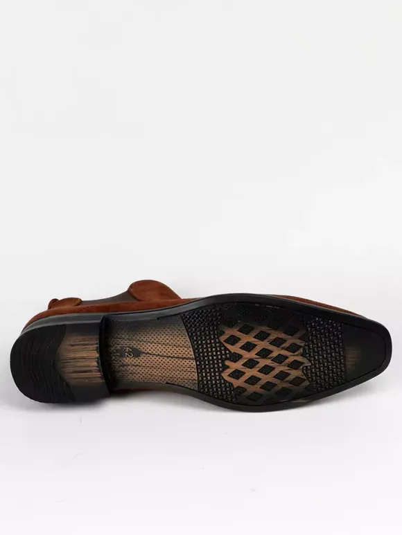 Bottines Chelsea pour hommes bout rond style décontracté