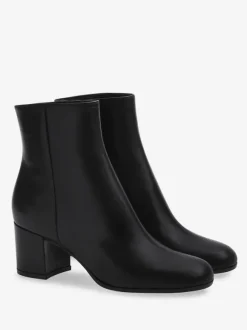 Bottines en daim à bout rond talon épais chaussures