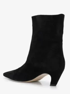 Bottines en daim marron Bottines à bout carré à talon chaton