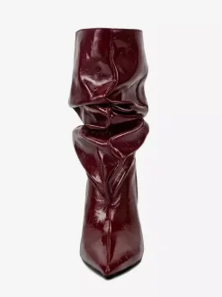 Bottines pour femmes à bout pointu et talon compensé