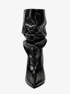 Bottines pour femmes à bout pointu et talon compensé