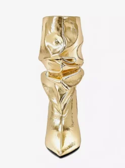 Bottines pour femmes à bout pointu et talon compensé