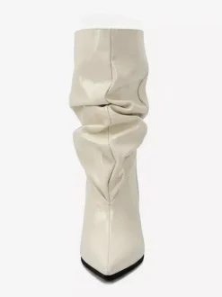 Bottines pour femmes à bout pointu et talon compensé