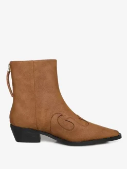 Bottines Chelsea à bout pointu et fermeture éclair pour femme