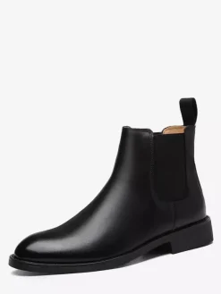 Bottines Chelsea pour homme à talon bas en cuir suédé et bout pointu disponibles en 5 couleurs