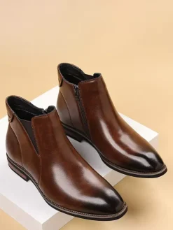 Bottines Chelsea rétro pour homme style britannique mode