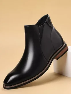 Bottines Chelsea rétro pour homme style britannique mode