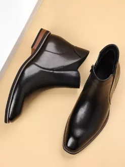 Bottines Chelsea rétro pour homme style britannique mode