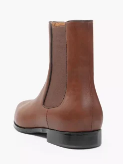 Bottines Homme avec Bout Rond Unicolore