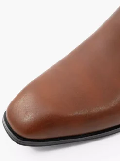 Bottines Homme avec Bout Rond Unicolore