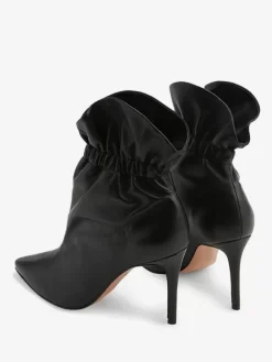 Bottines noires à talons hauts et bout pointu pour femmes