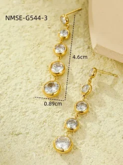 Boucles d'oreilles dorées pour adulte style vintage décontracté bijoux de tous les jours