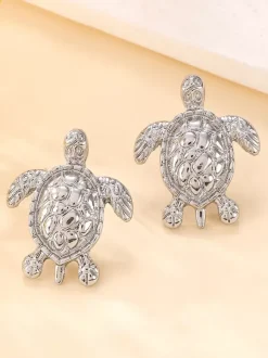 Boucles d'oreilles Jolies boucles d'oreilles en forme d'animal tortue chic et personnalité