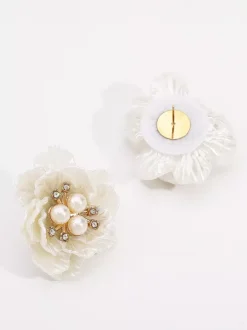 Boucles d'oreilles Camellia Pearl pour femme 2026