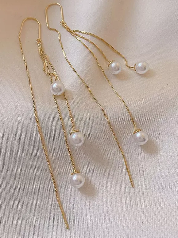 Boucles d'oreilles de mariage Strass Femme Strass Bijoux de mariage percés