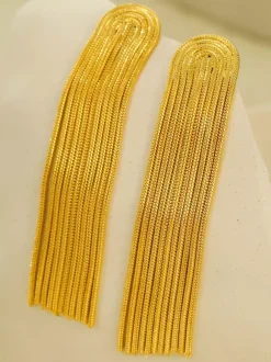 Boucles d'oreilles dorées pour adulte style vintage décontracté bijoux de tous les jours