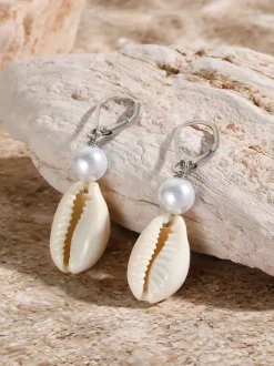 Boucles d'oreilles en forme de coquillage bohème pour femmes 2026