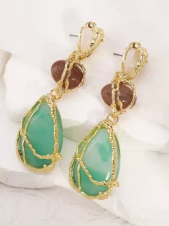 Boucles d'oreilles en forme de larme en acrylique pour femmes 2026