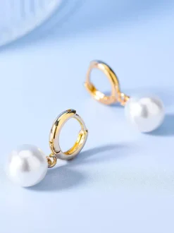 Boucles d'oreilles en perles vintage pour femmes 2026