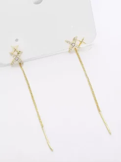 Boucles d'oreilles à pampilles en forme d'étoile à huit branches pour femmes 2026