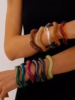 Bracelet rond style européen pour adulte et fille bijou décontracté au quotidien