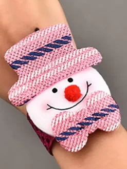 Bracelet à Claquer Bande de Slap Enfant Fille Garçon Jouets de Père Noël